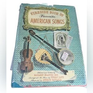 Fireside Book of Favorite American Songs sixth edition mcm vintage  songbook